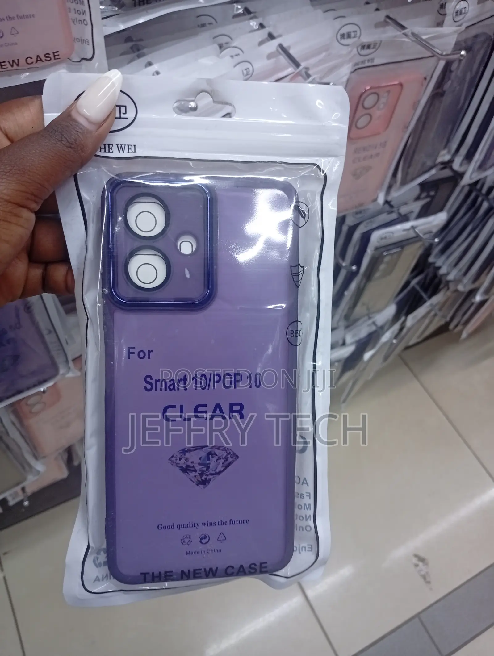 Clear Protective Phone Case for the Infinix Smart 10 or Pop 10
