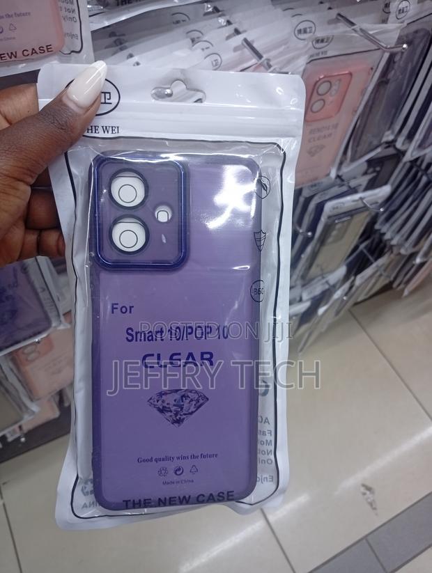 Clear Protective Phone Case for the Infinix Smart 10 or Pop 10