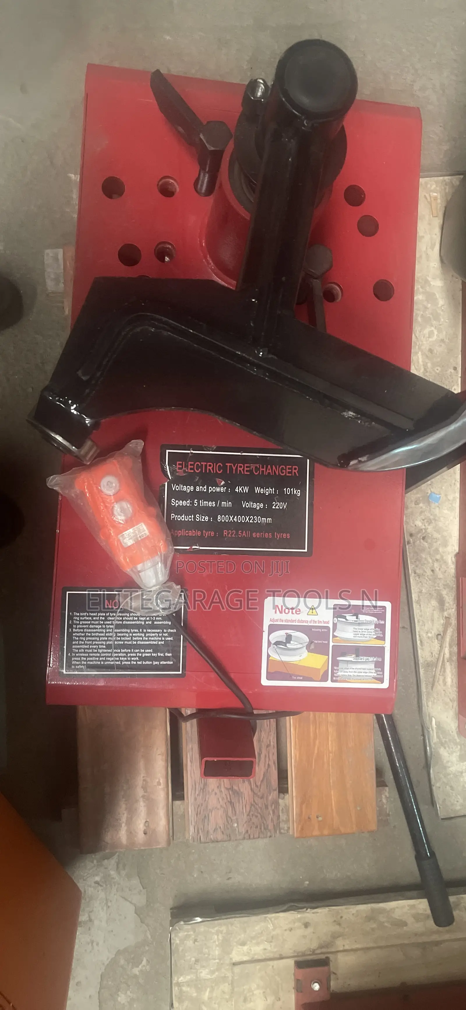 Simple Truck Tire Changer