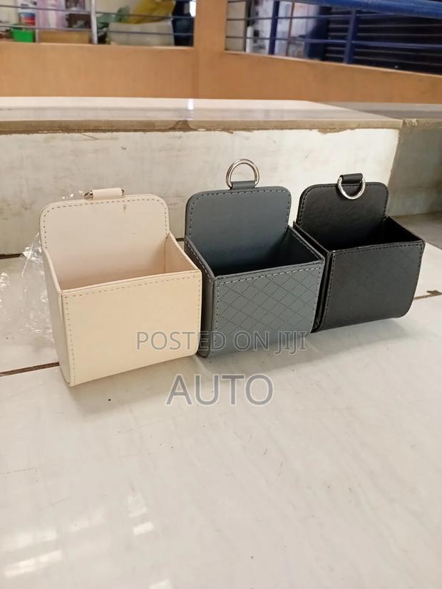 Premium Mini Car Hanging Storage Organizer Box – Seat Pocket With Hook