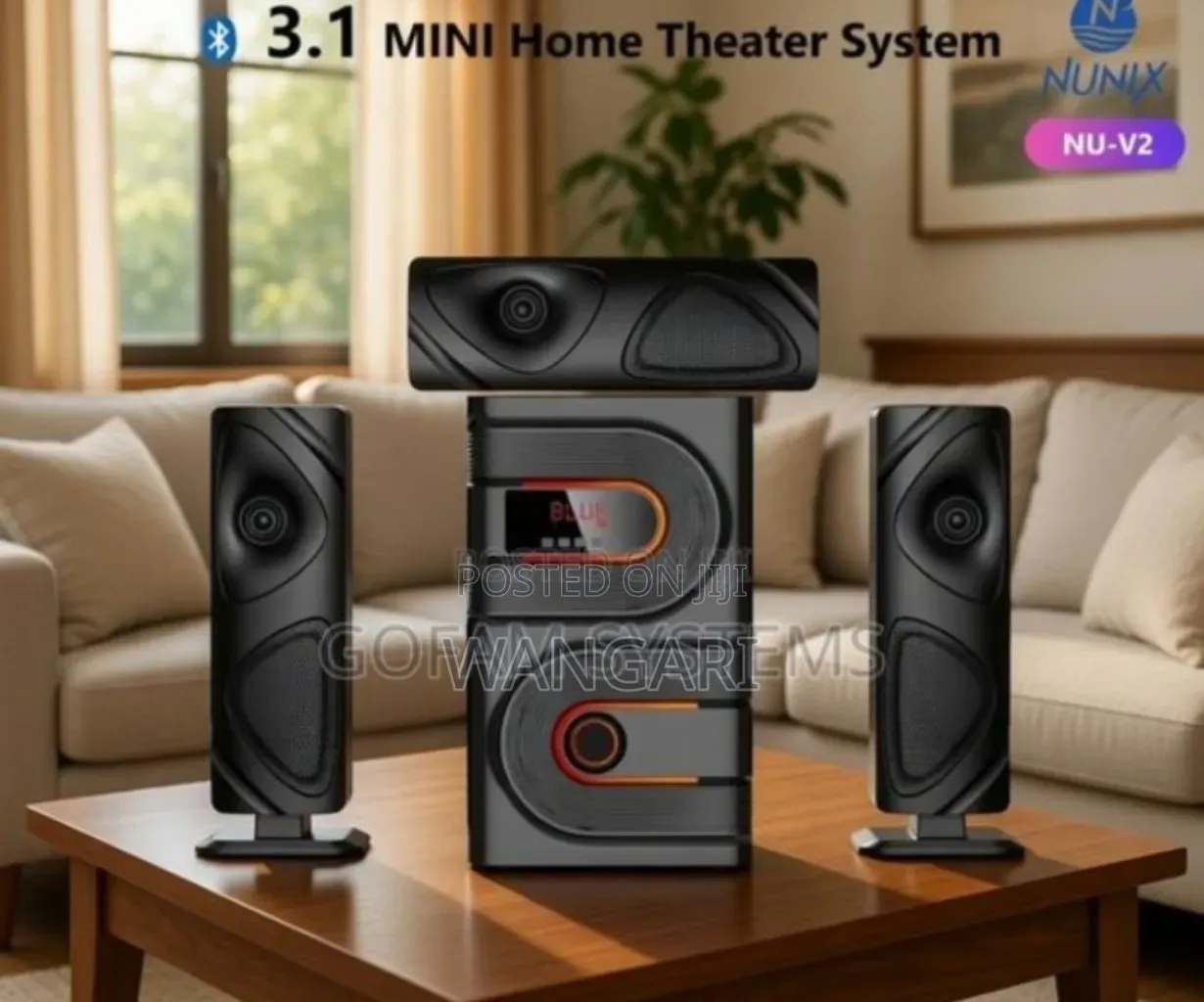 Colour Black Nunix Nu V2 Woofer