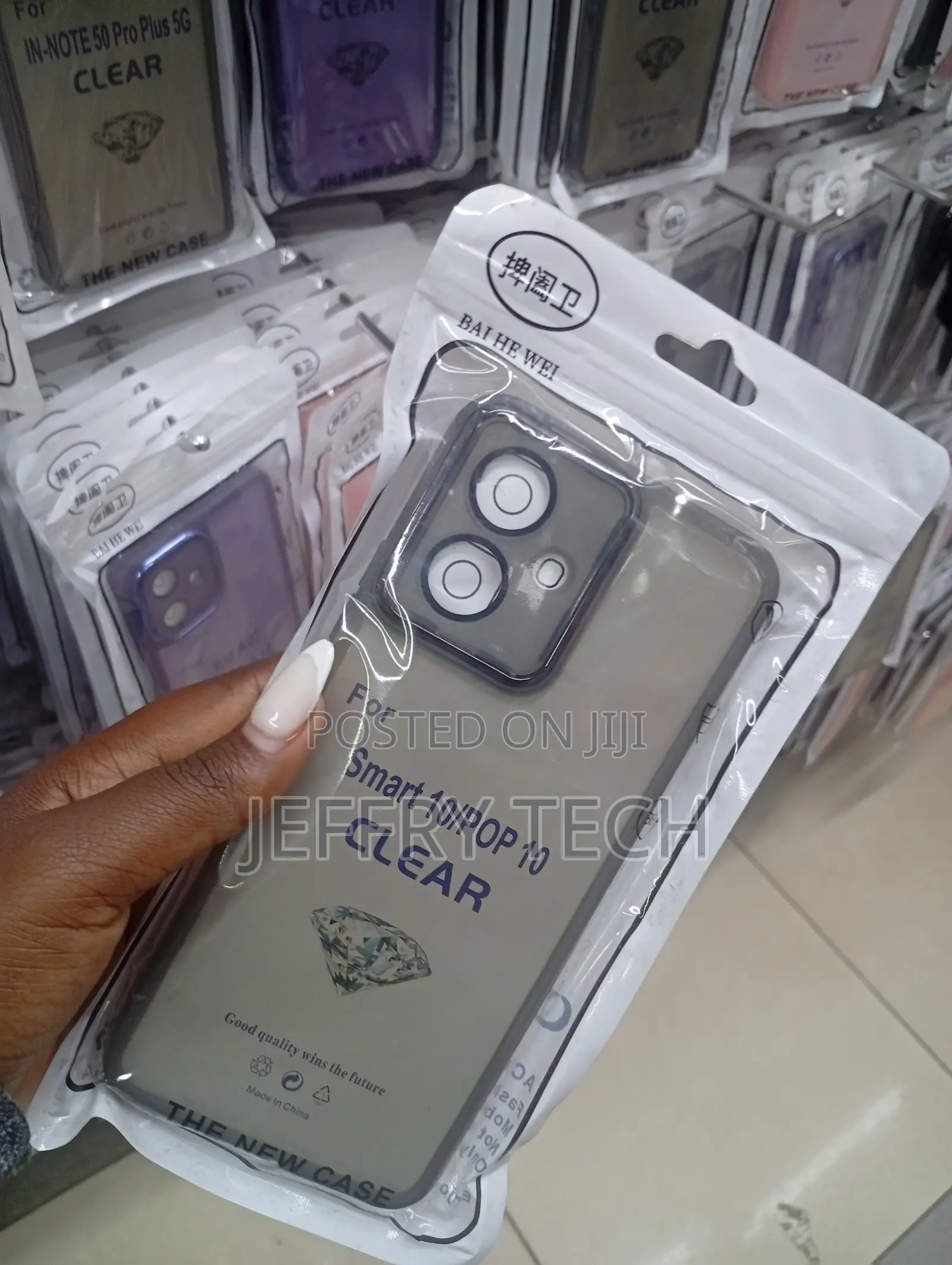 Silicone Cover for the Infinix Smart 10 or Infinix Pop 10 Smartphone