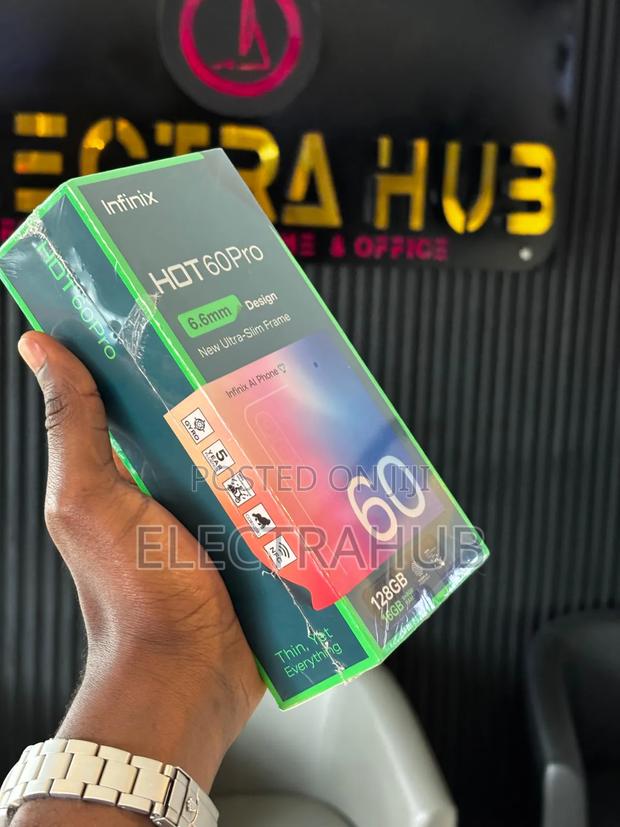 New Infinix Hot 60 Pro 128 GB Black - thumbnail 2