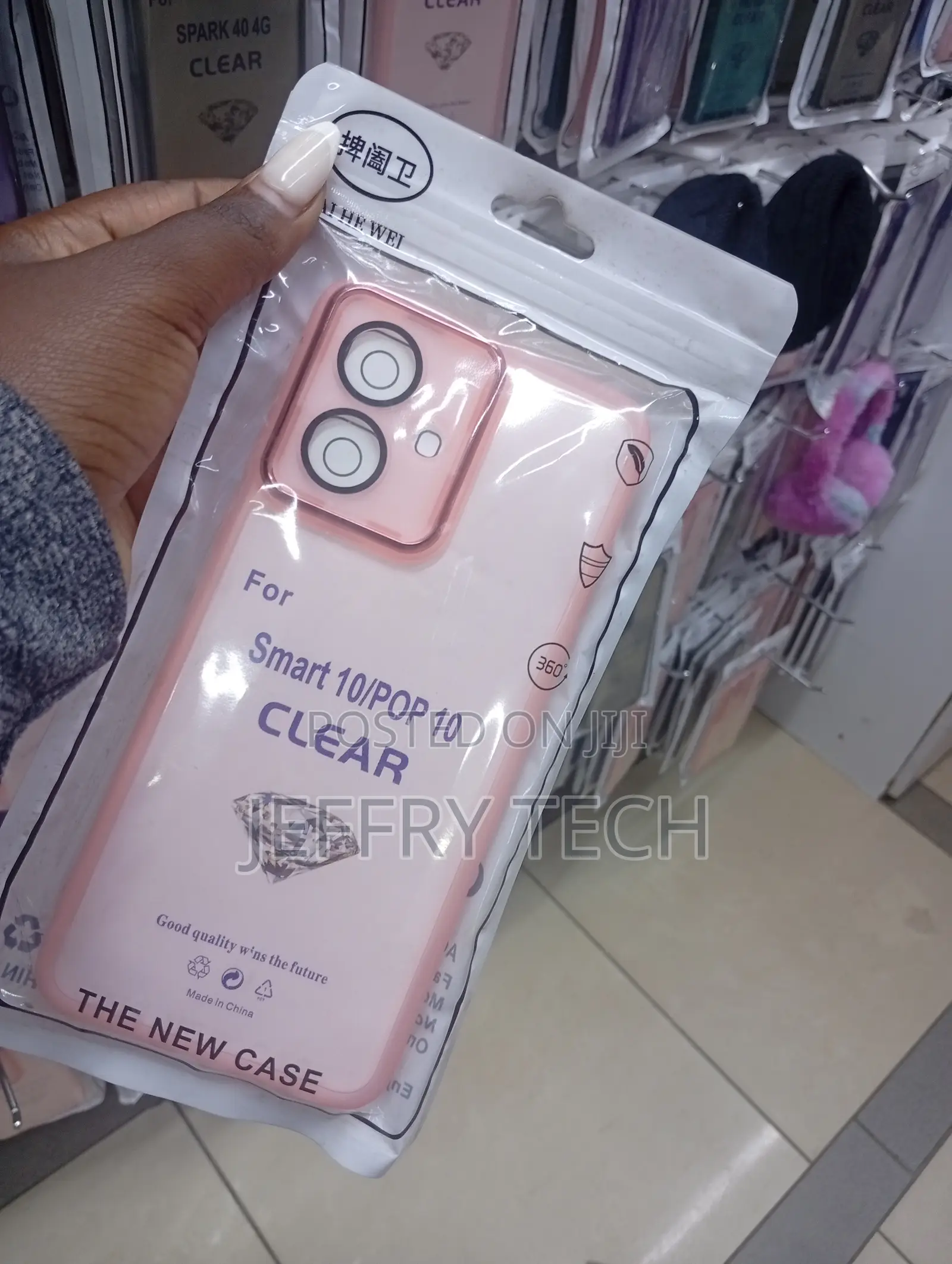 Clear Silicone Case for Infinix Smart 10 and Tecno Pop 10