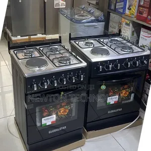 Black 50*55 Globalstar Jet 3+1 Standing Cooker With Electric Oven