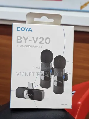 By-V20 Dual Boya Wireless Lavalier Microphones