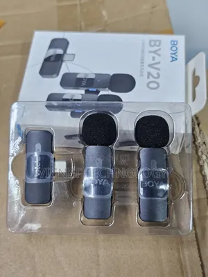 By-V20 Dual Boya Wireless Lavalier Microphones