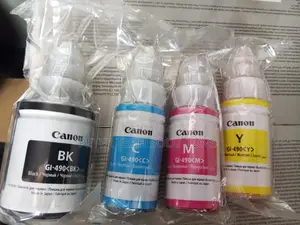 Canon Gl-490 Set of 4 Refill Ink(Black, Cyan, Yellow Magenta)