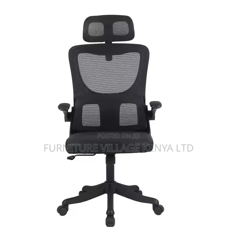 Mesh Swivel Ergonomic Seat With Flip Armrest