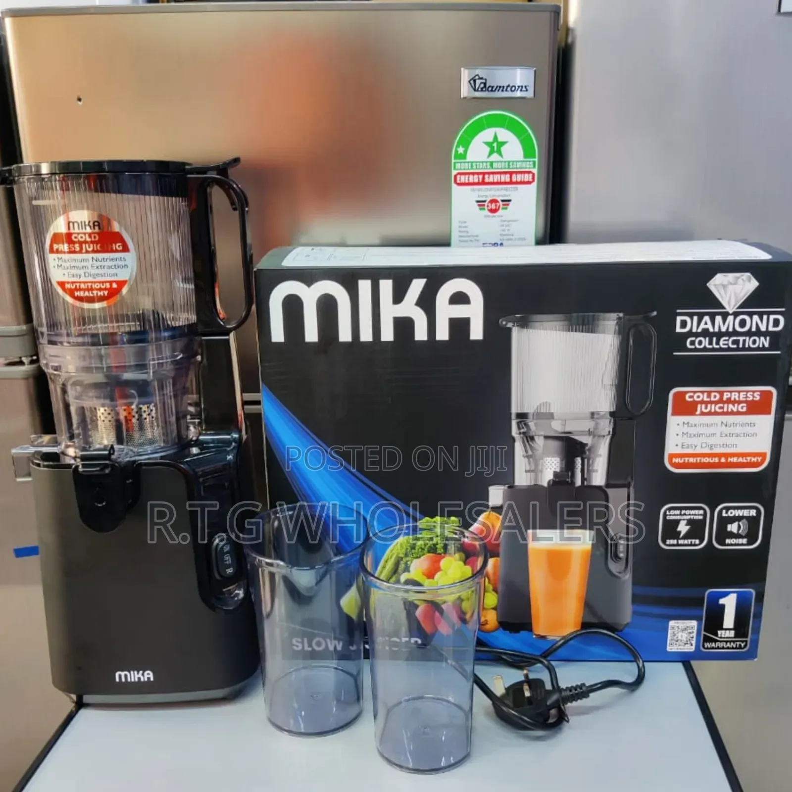 Mika 250w Cold Press Slow Juicer