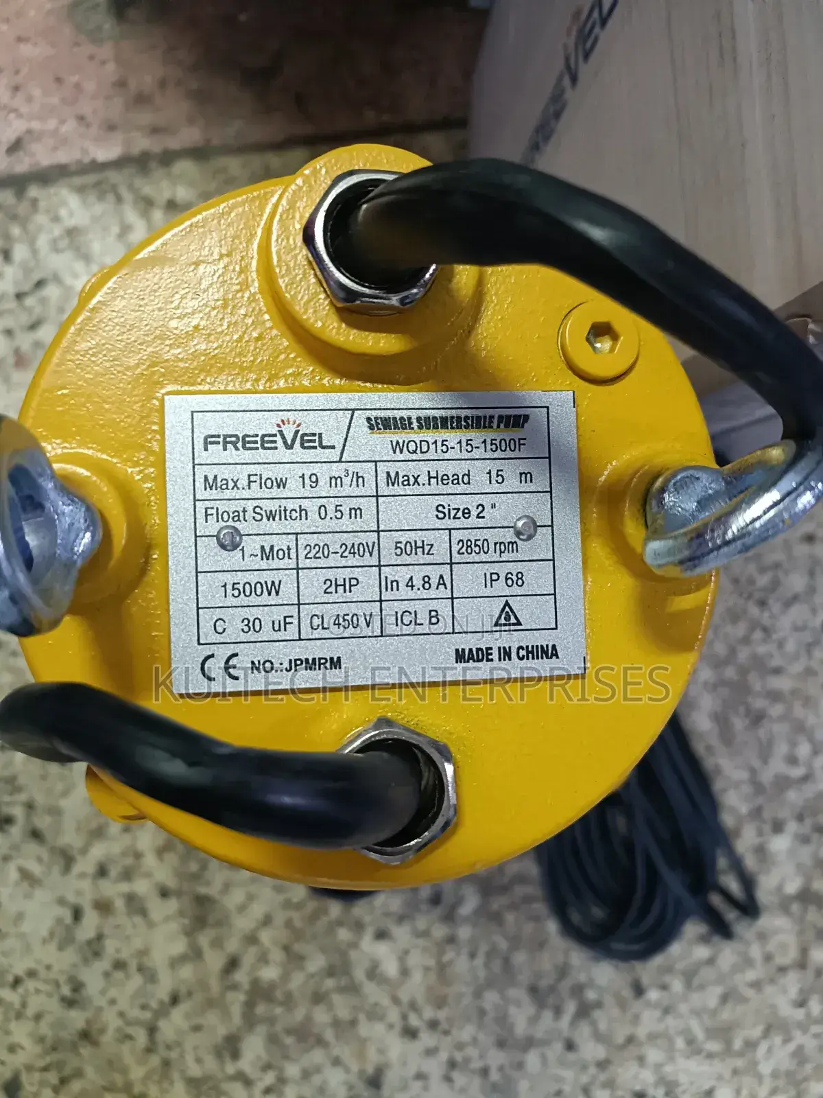 2" Electric Submersible Sewage Pump 2hp Freevel