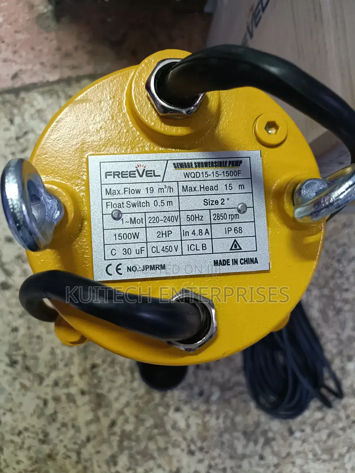 2" Electric Submersible Sewage Pump 2hp Freevel