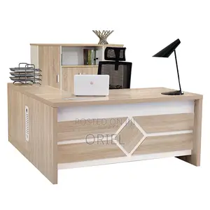 Office Desk : 1600cm Executive L-Shaped Office Desk