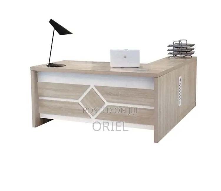 Office Desk : 1600cm Executive L-Shaped Office Desk