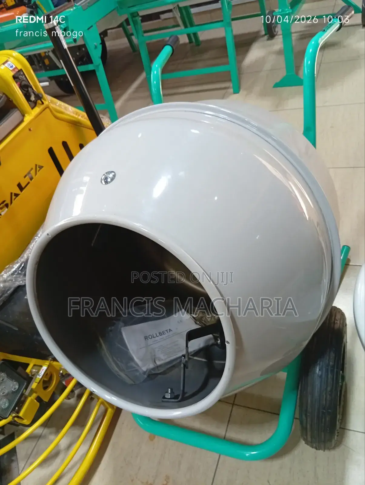 Electric Aico Concrete Mixer 180000