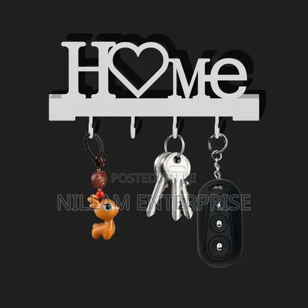 Wall Mounted Home Love Shape Key Holder Rack* - thumbnail 2