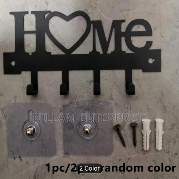 Wall Mounted Home Love Shape Key Holder Rack* - thumbnail 4