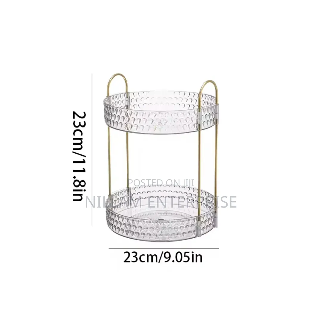 *360° Rotating Makeup Storage Rack