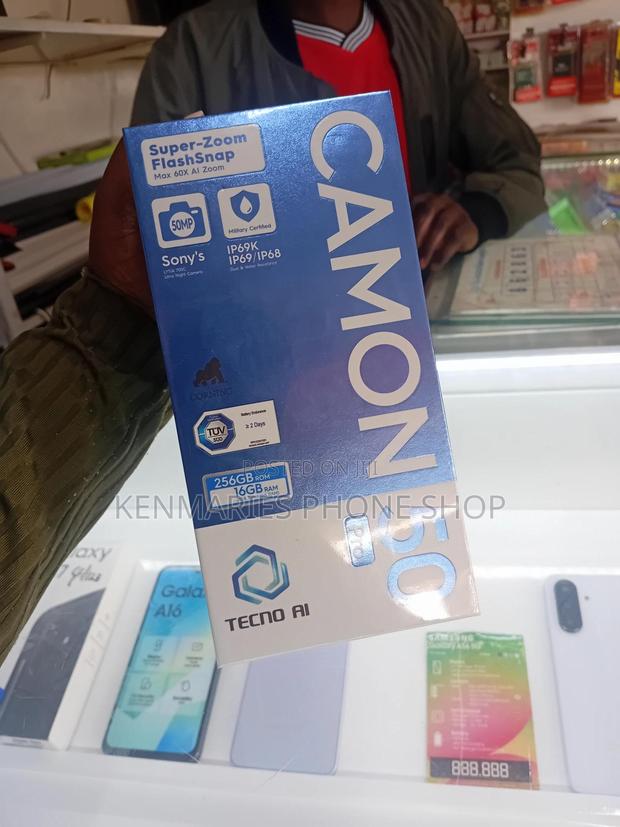 New Tecno Camon 50 256 GB Gray - thumbnail 2