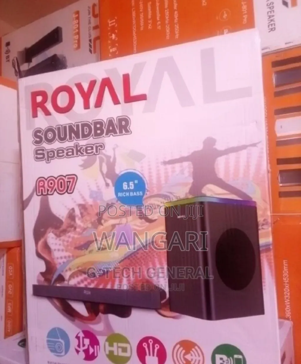 Wall Mountable Royal 907 Sound Bar