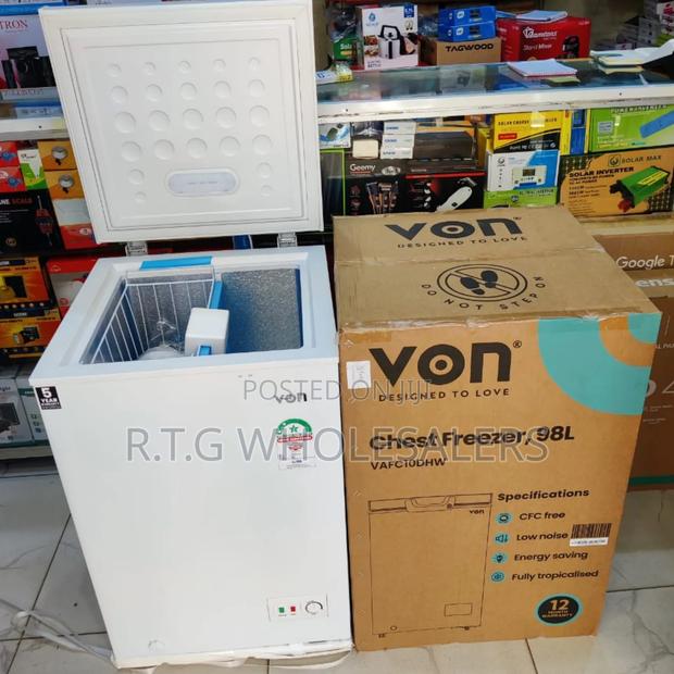 Von Freezer 98l Energy Saving Small Chest Freezer