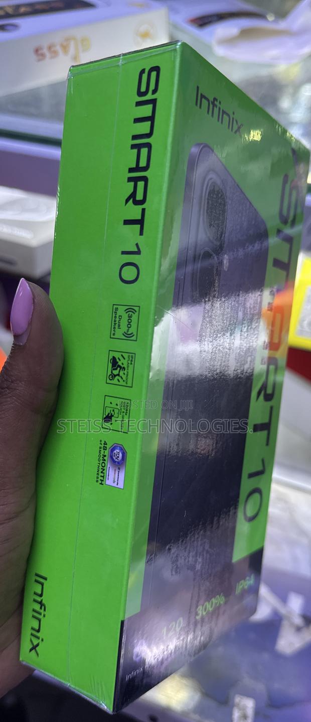 New Infinix Smart 10 64 GB Black - thumbnail 3