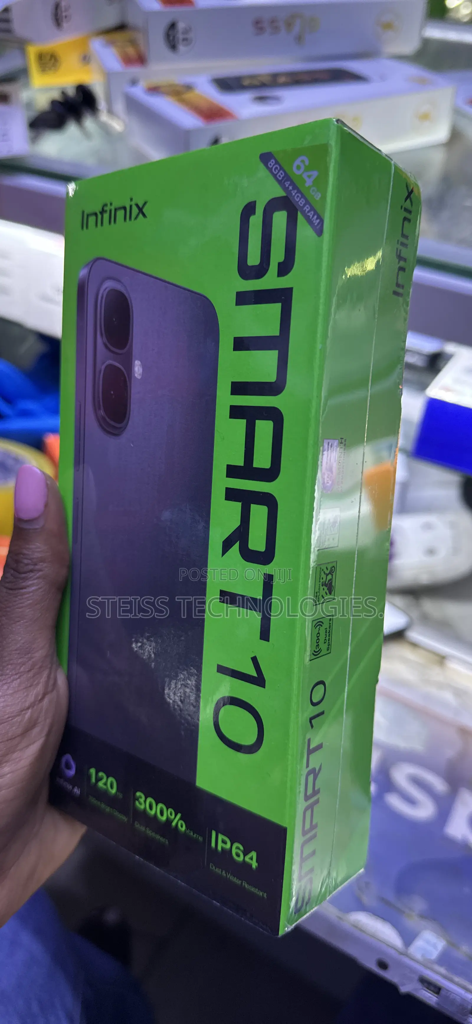 New Infinix Smart 10 64 GB Black