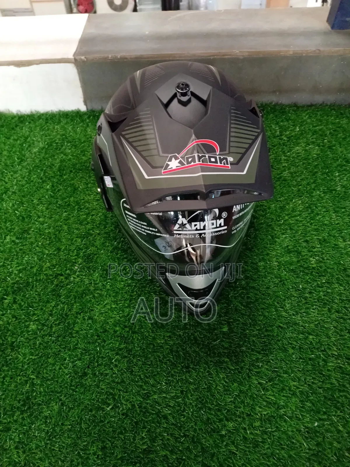 Dual Sport Full Face Motorcycle Helmet With Peak Visor – Off Road