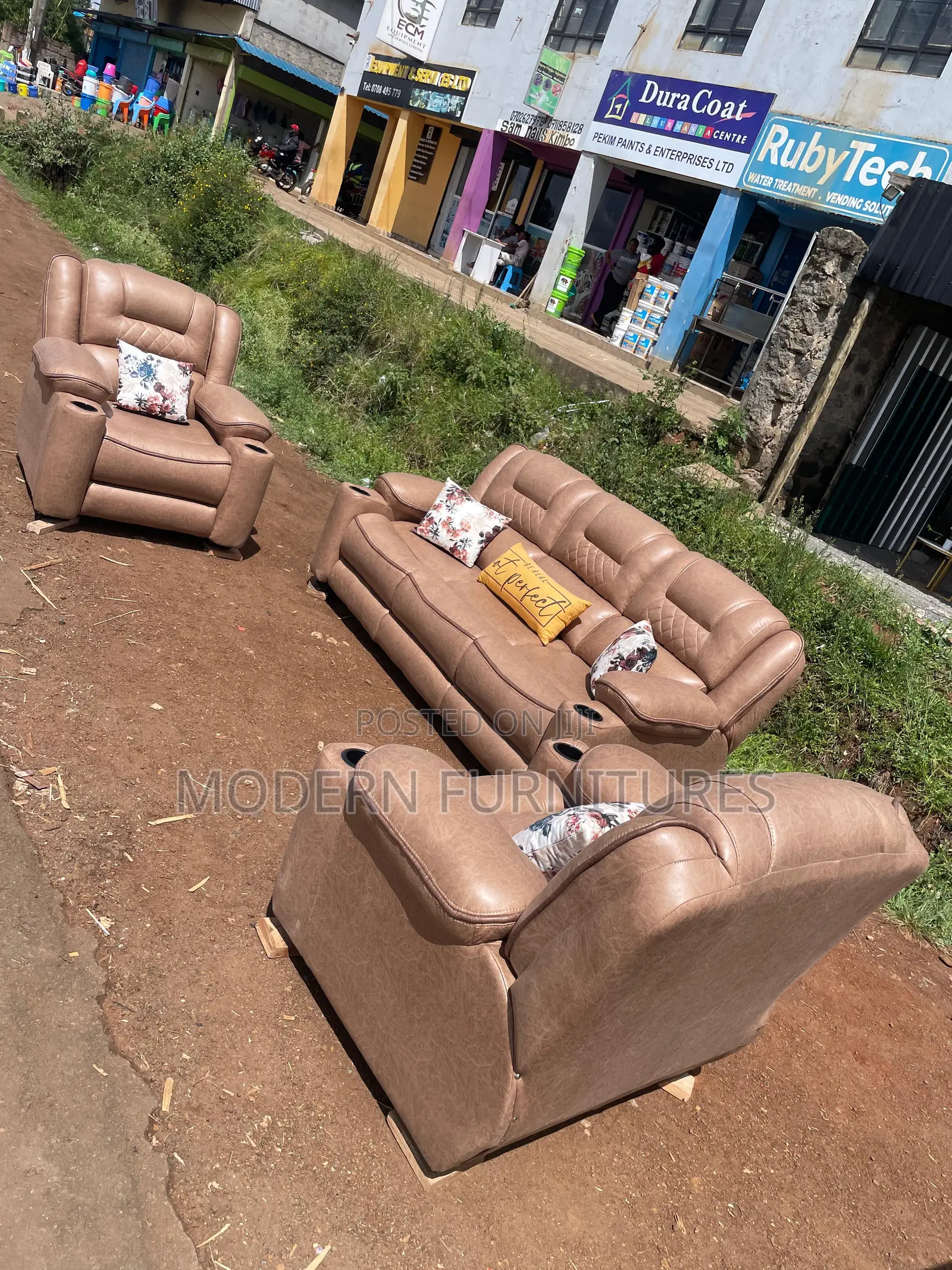 Asian 5 Seater Semi-Recliner Sofa/5 Seater Sofa