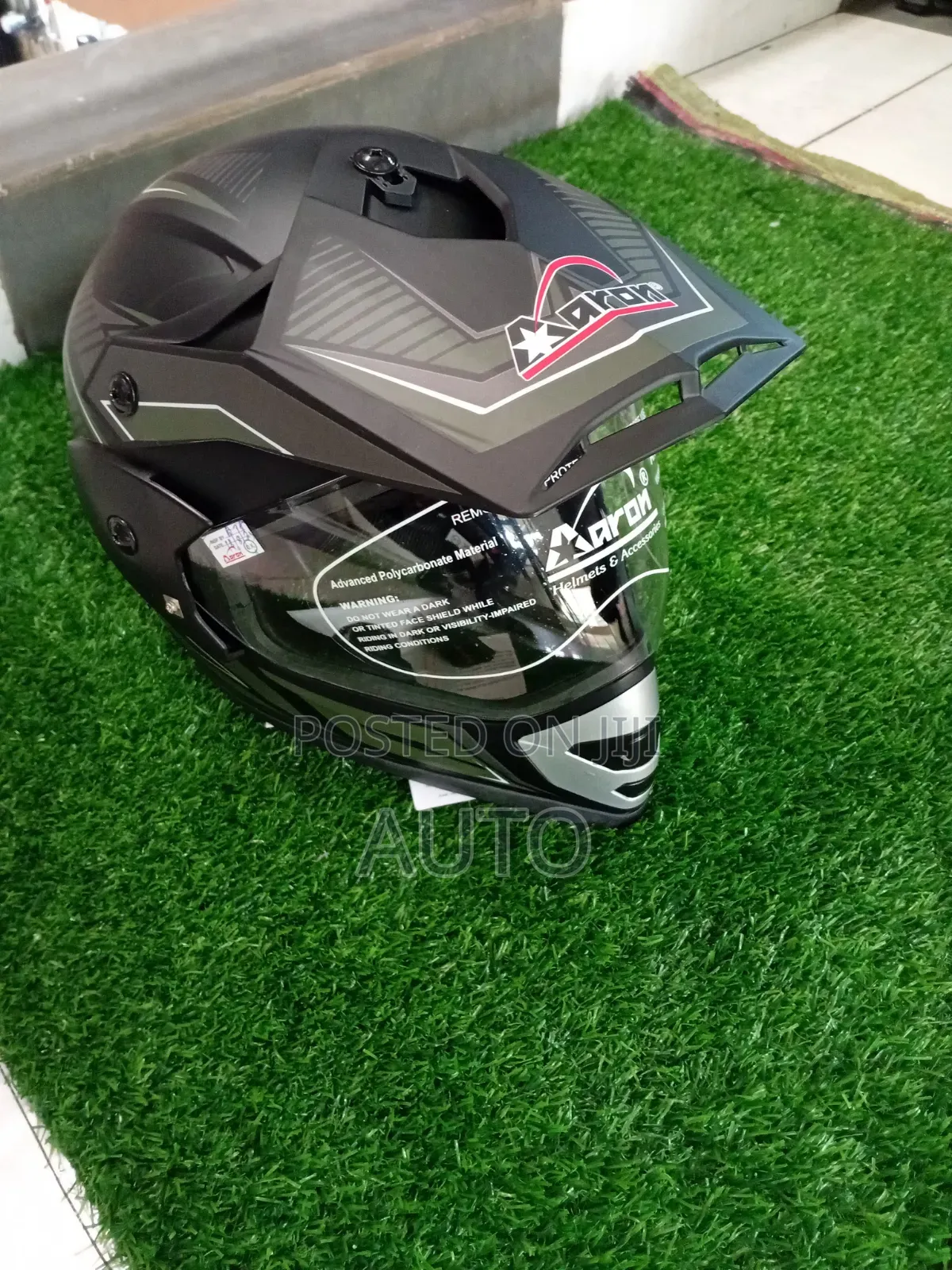 Dual Sport Motorcycle Offroad Helmet With Visor – Nairobi