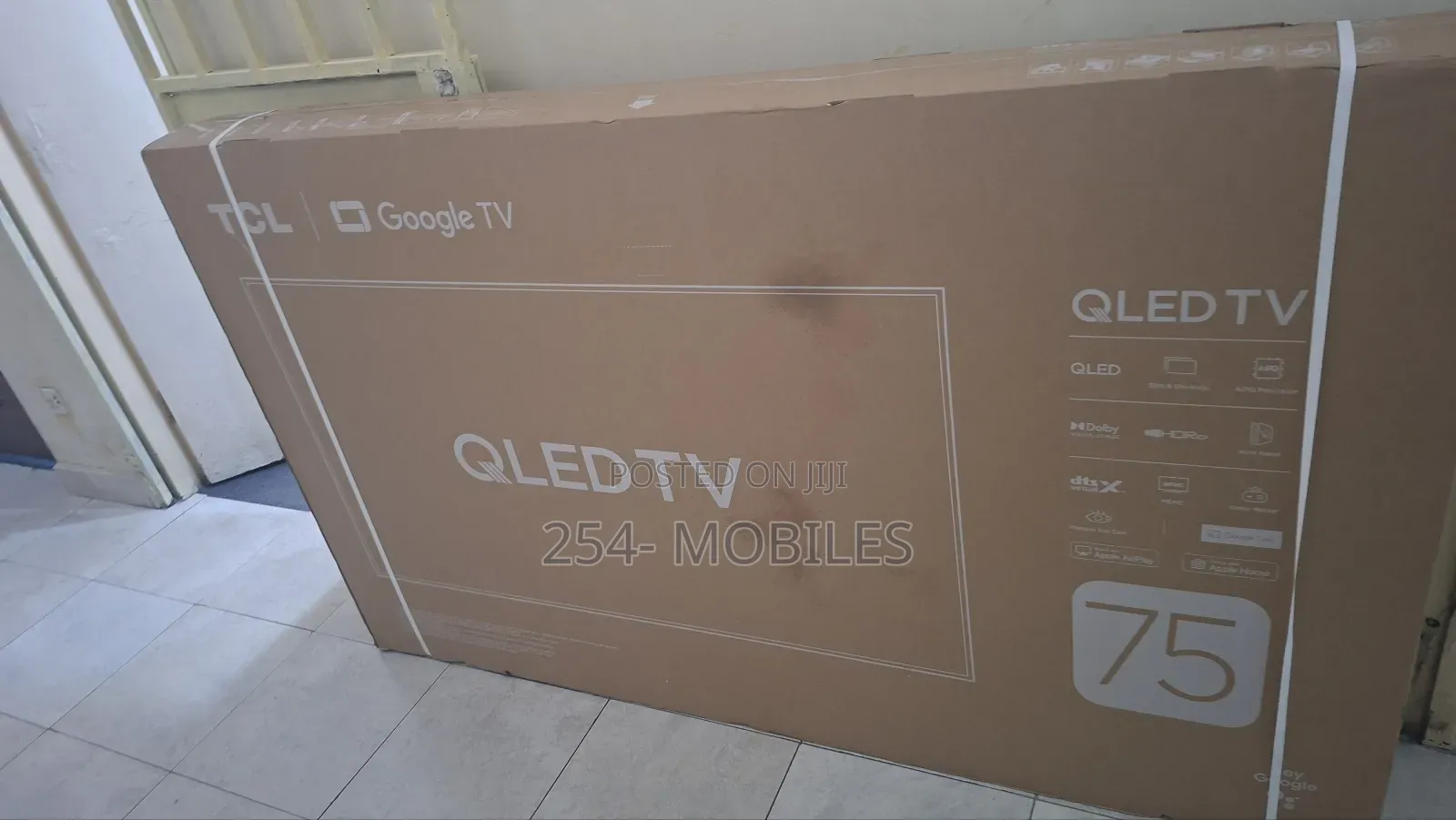 TCL 75′′ T6d Qled HDR Smart Google TV – 75t6d (New 2026 Model)