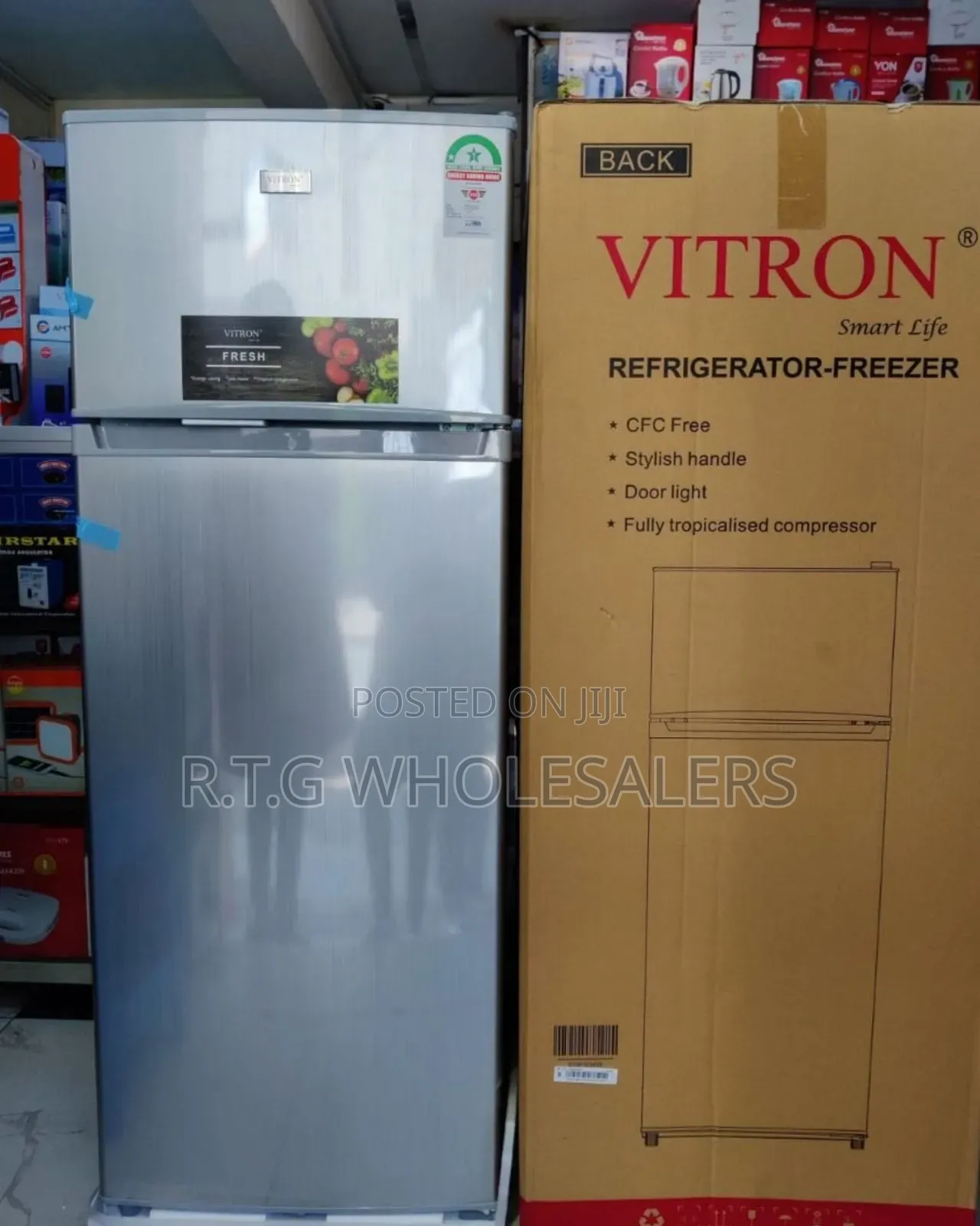 Vitron 208l Fridge 2 Door Top Freezer – Reliable Cooling