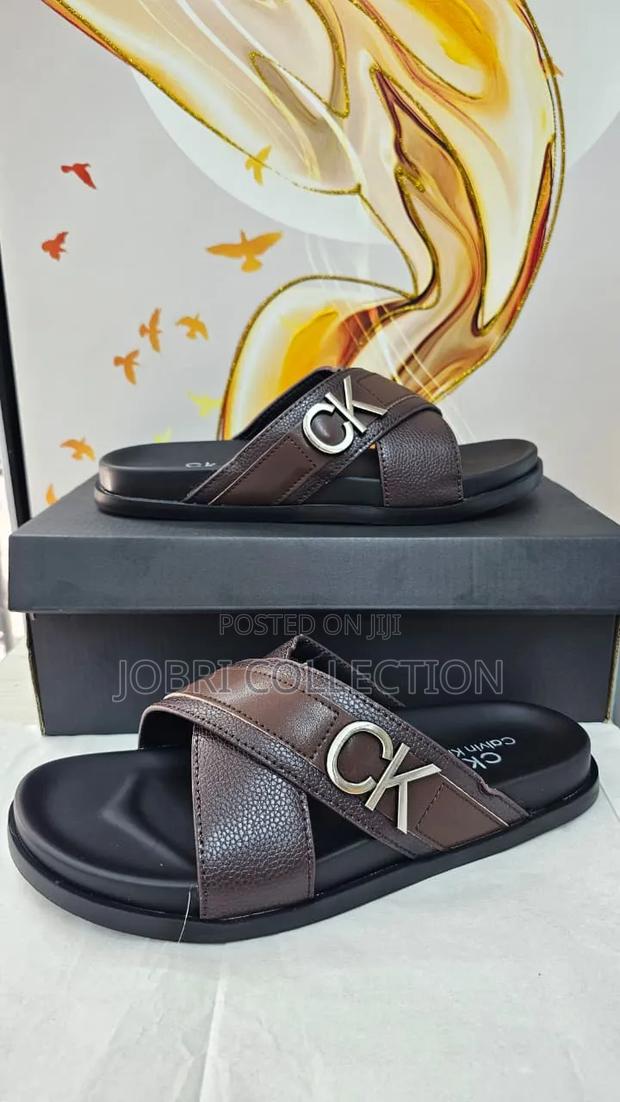 Calvin Klein High Quality Leather Sandals - thumbnail 2