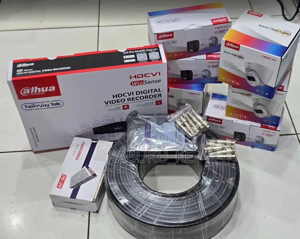Dahua Smart Light 4 Channel Complete Camera Set