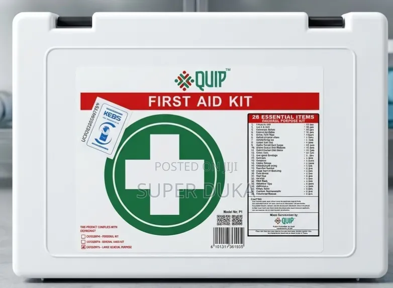 Quip First Aid Kit 28 Essential Items.