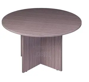 Office Table : Office 4-Seater Round Meeting Table