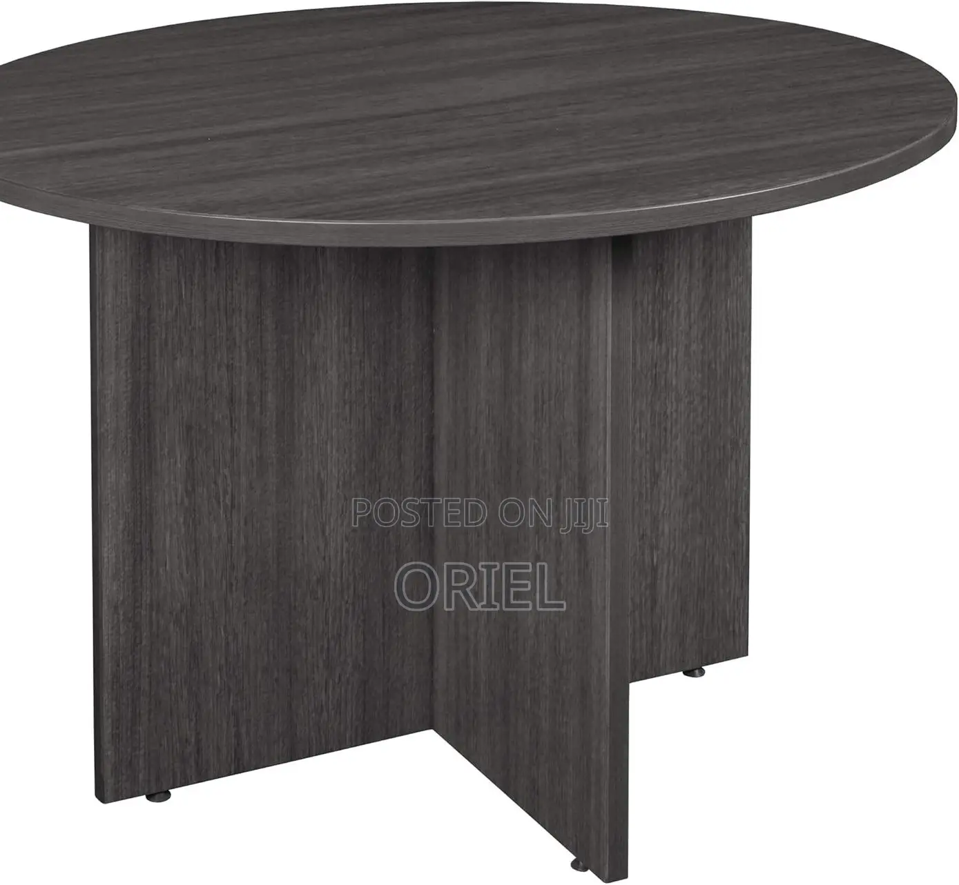 Office Table : Office 4-Seater Round Meeting Table