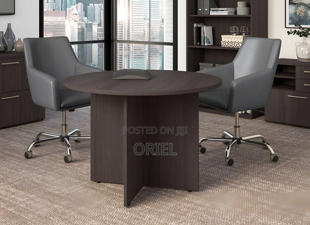 Office Table : Office 4-Seater Round Meeting Table - thumbnail 18