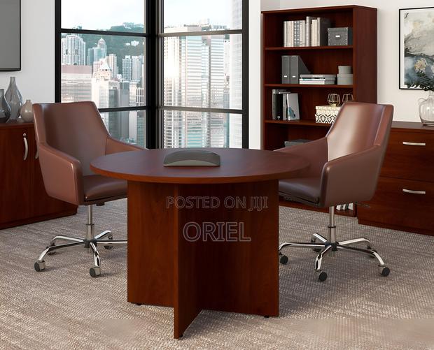 Office Table : Office 4-Seater Round Meeting Table - thumbnail 19