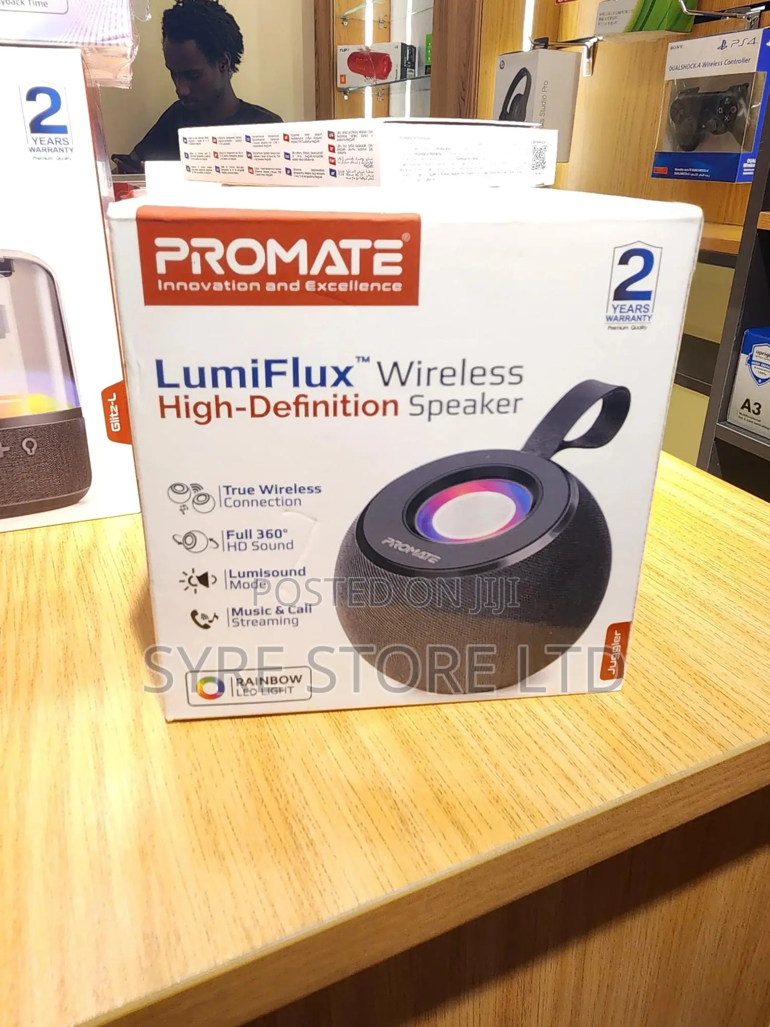Led Bluetooth Speaker 360 Sound-Promate Juggler 5w