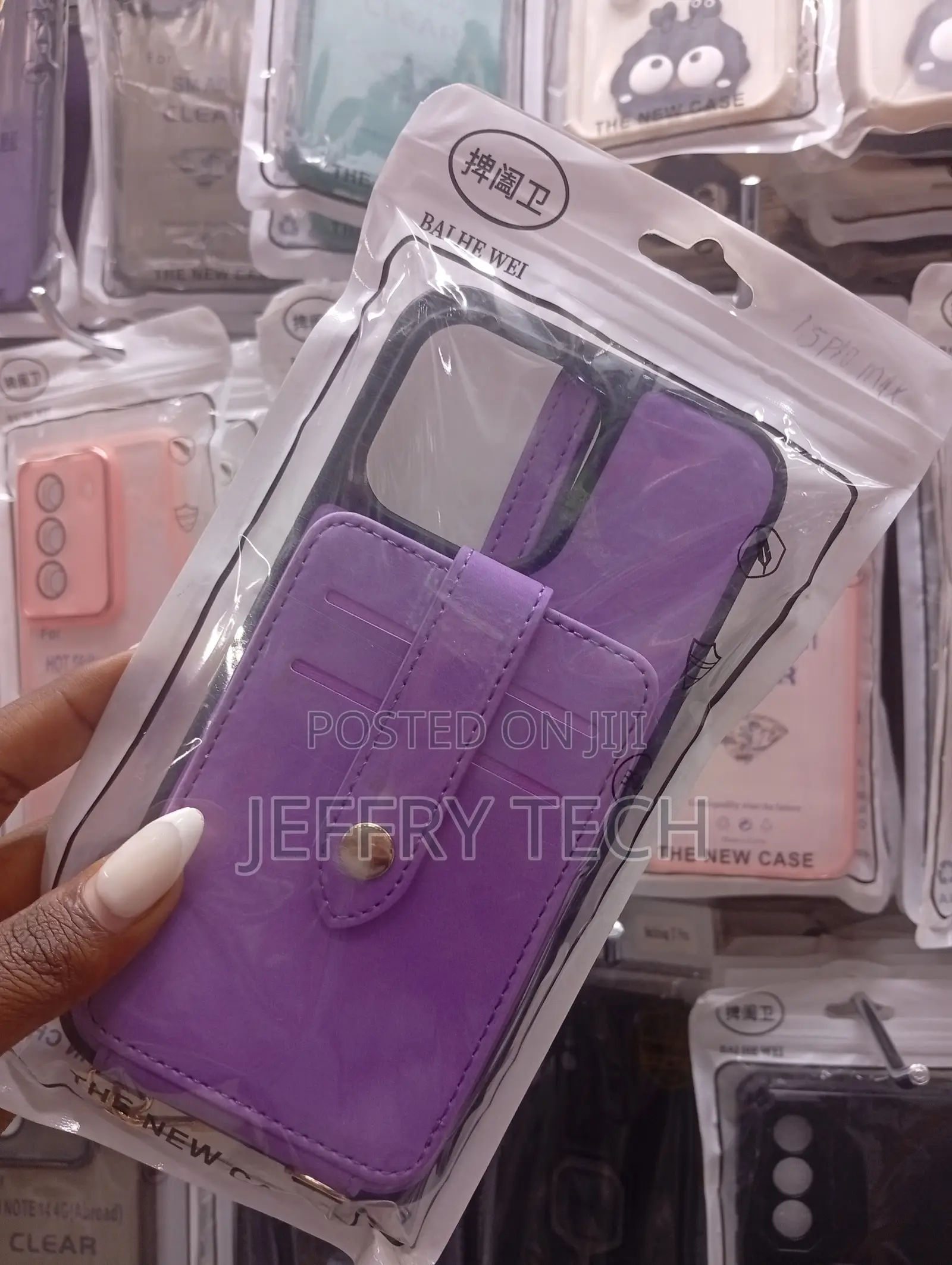 Wallet-Style Case Card Slots for Infinix Hot 50i