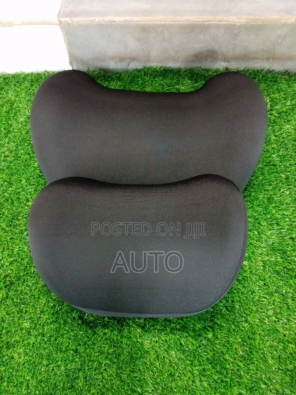 Memory Foam Car Cushion Set – Neck Lumbar Support Pillows