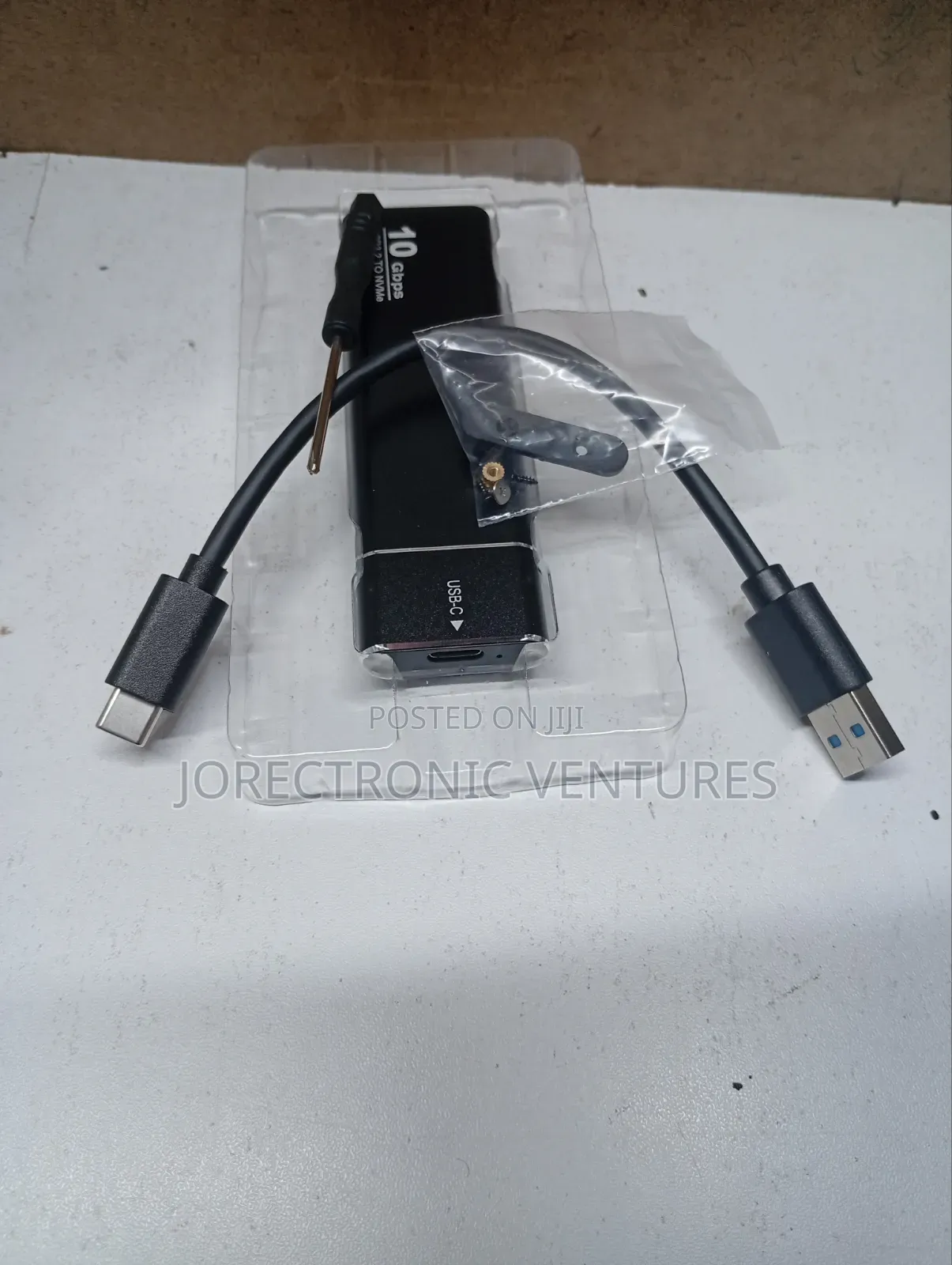 2 in 1 Combo M.2 Nvme SSD Enclosure