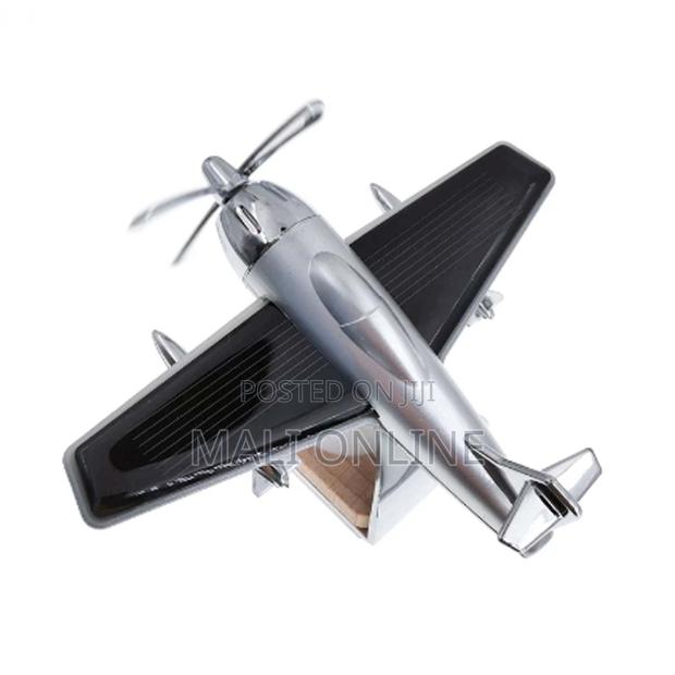 Solar Powered Car Air Freshener Rotating Airplane Interior Decor