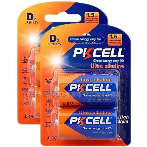 Pkcell Ultra Alkaline D Size Batteries (Lr20 1.5v)