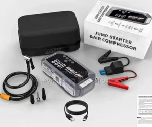 Heavy Duty Digital Jump Starter With Digital Compressor