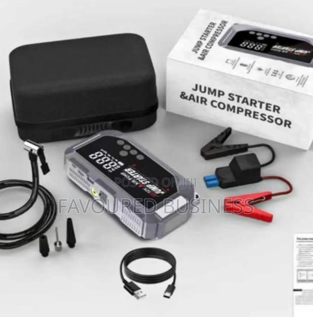 Long Time Warrant Jump Starter With Digital Compressor - main view