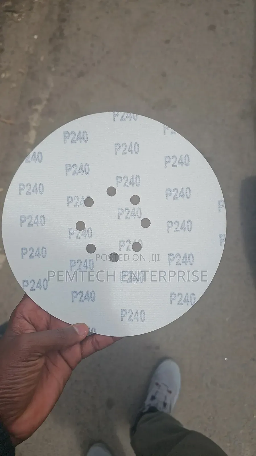 P240 Grit Sanding Disc.