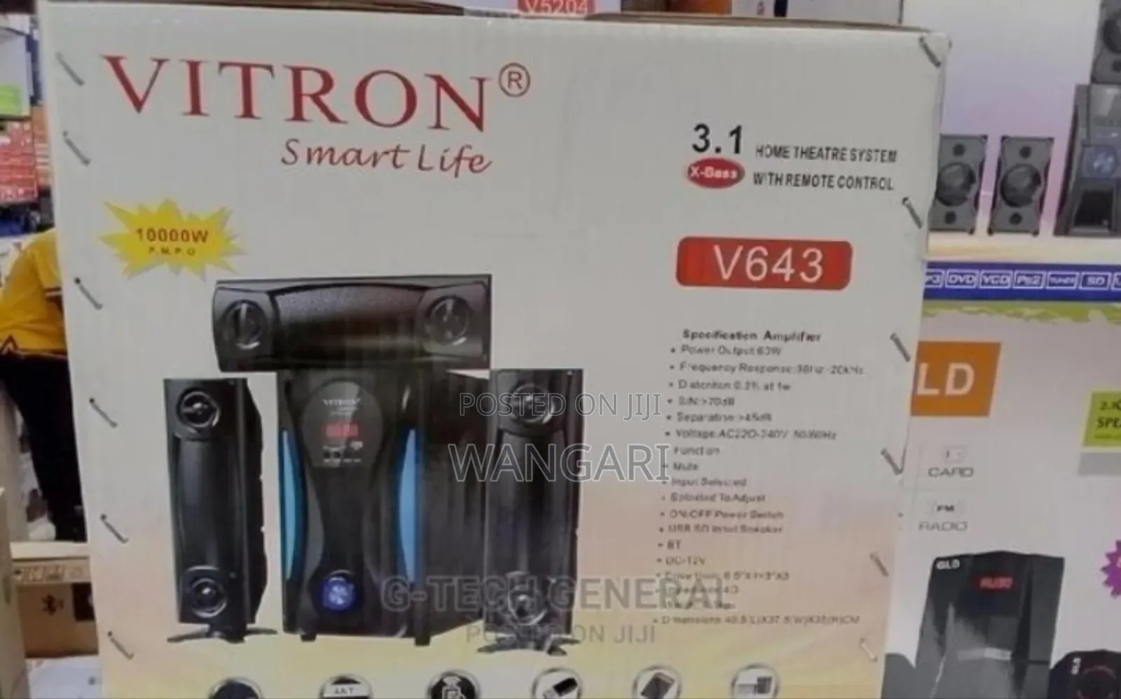 Hom Theatres Vitron V643 Woofer 3.1