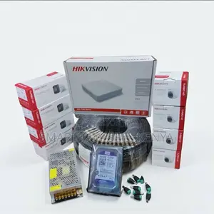 Full Hikvision 8 Cameras CCTV System With Weather-Resistant Housing